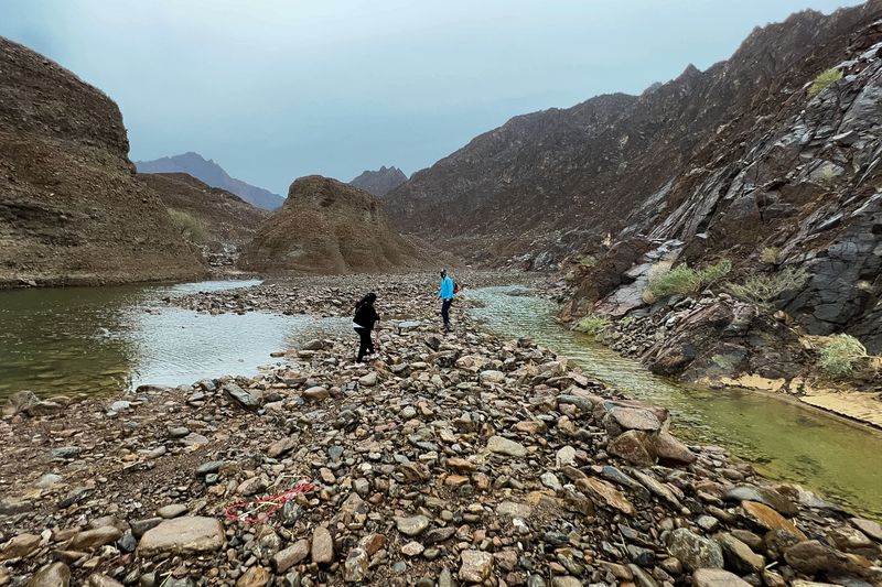 Mountain hike in Hatta