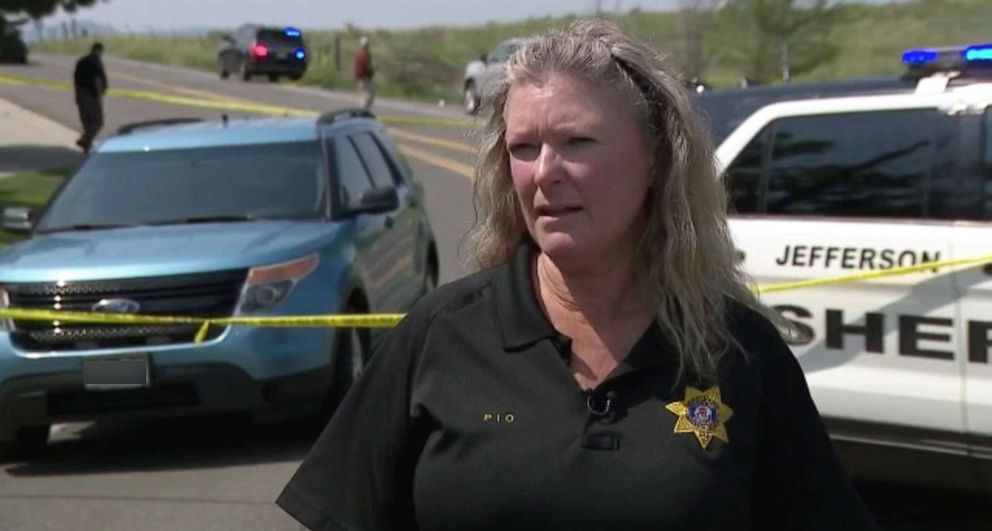 PHOTO: Jacki Kelley, public information officer with the Jefferson County Sheriff's Department, gives a briefing June 17, 2022.