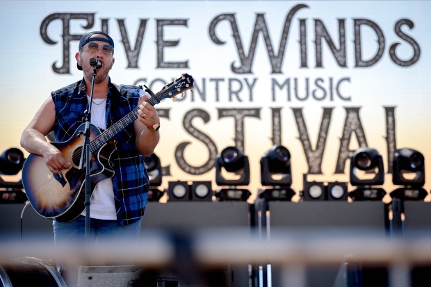 Westward Sons performing at the Five Winds Country Music Festival...